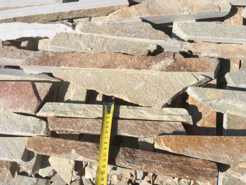 Горбушка златолит золотистый для облицовки купить в Краснознаменском