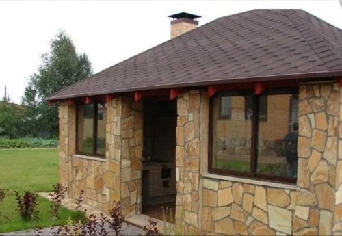 Плитняк златолит жёлтый для фасада 1,5-3 см купить в Краснознаменском