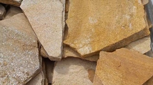 Плитняк златолит жёлтый для фасада 1,5-3 см купить в Краснознаменском