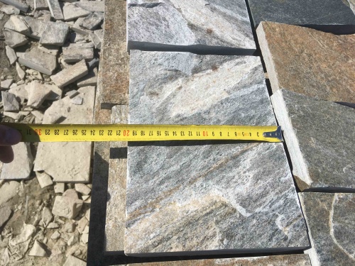 Плитка пилёная златолит Уральский для фасада купить в Краснознаменском