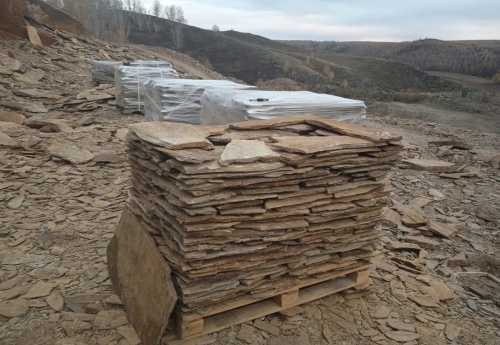 Плитняк кора дерева для цоколя, отмостки купить в Краснознаменском